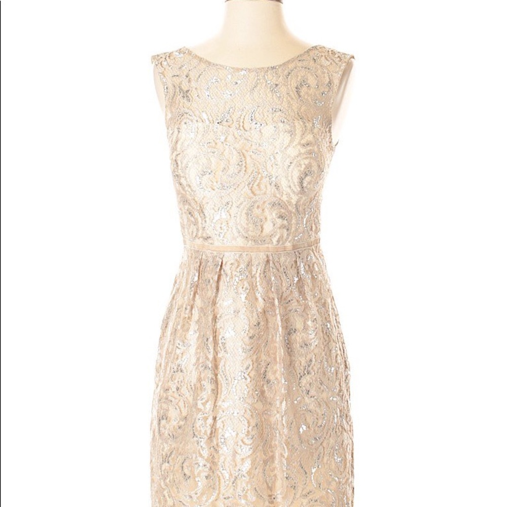 Jenny Yoo Champagne Cocktail Dress from BHLDN